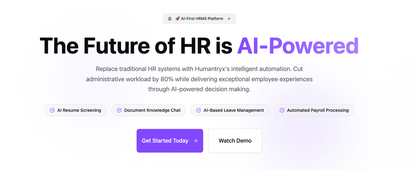 Screenshot of Humantryx